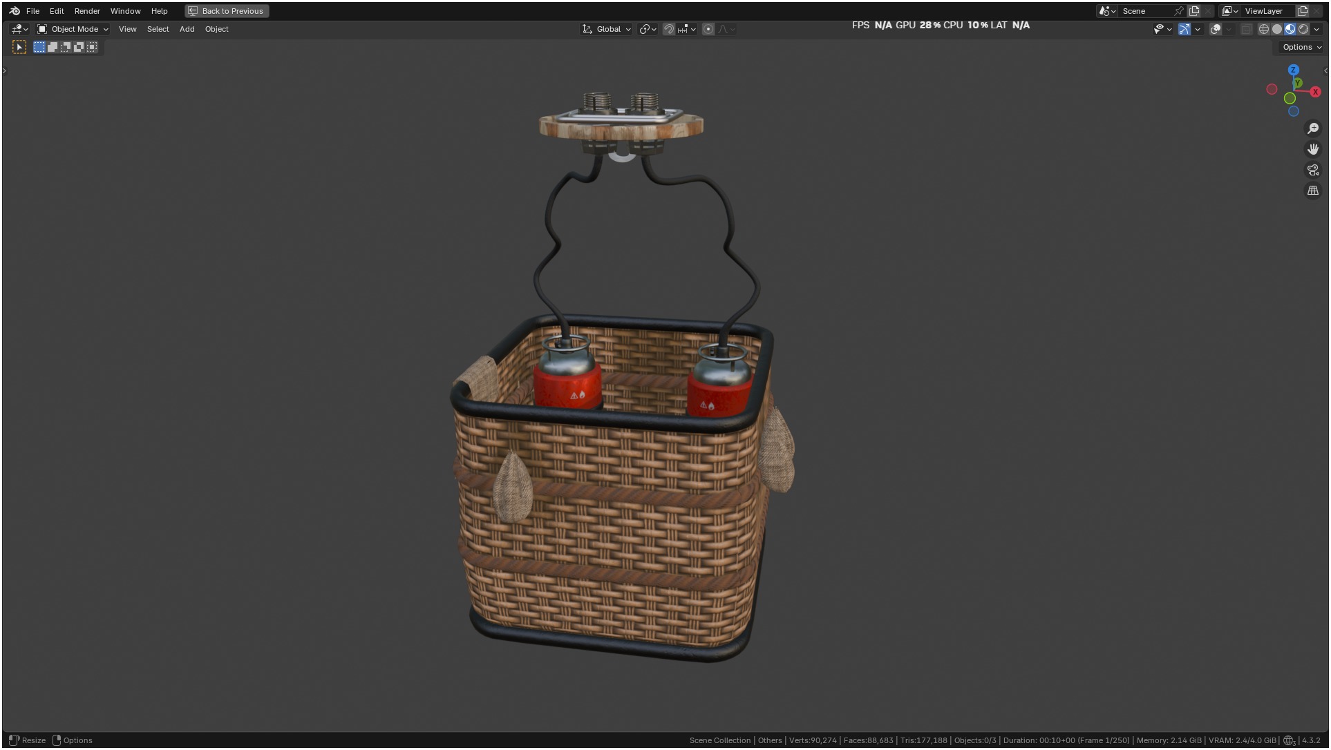 Air Balloon 3D model_56