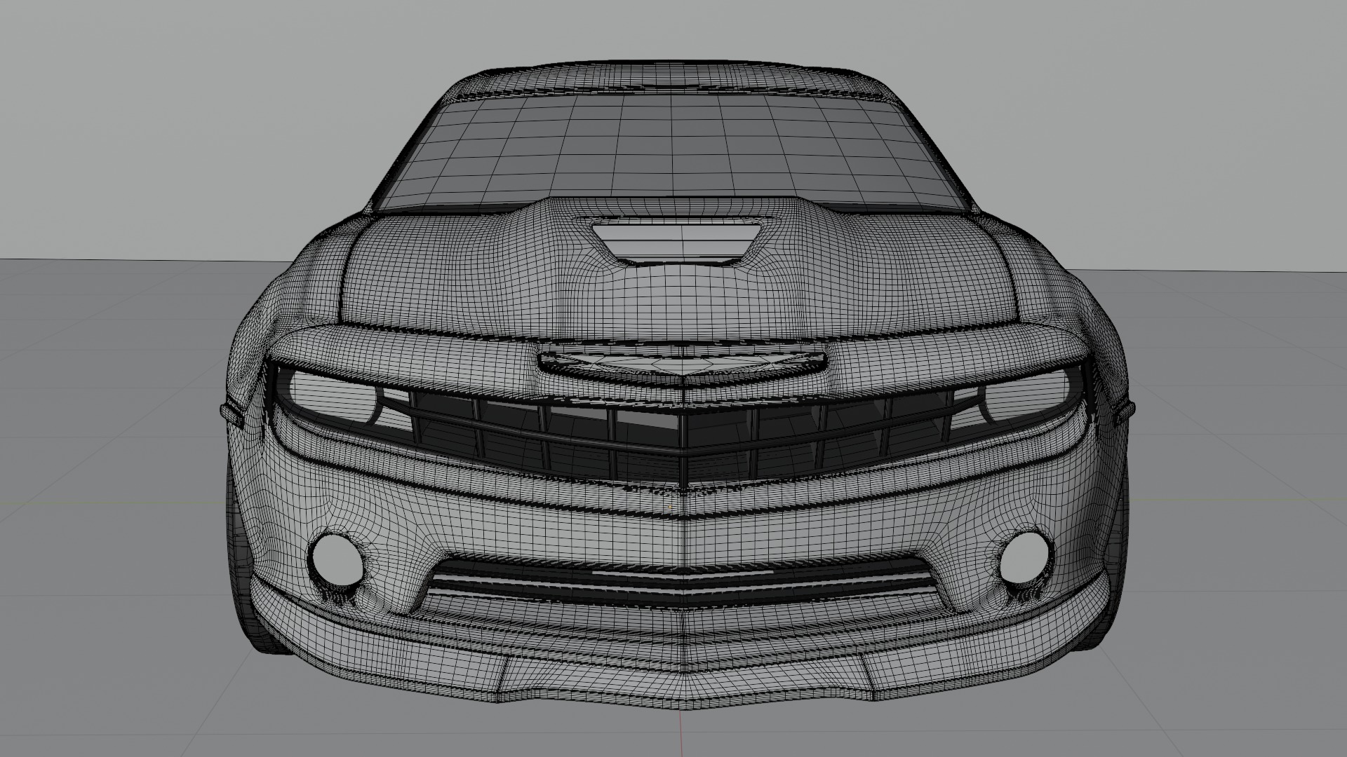 Camaro car 3D model_11