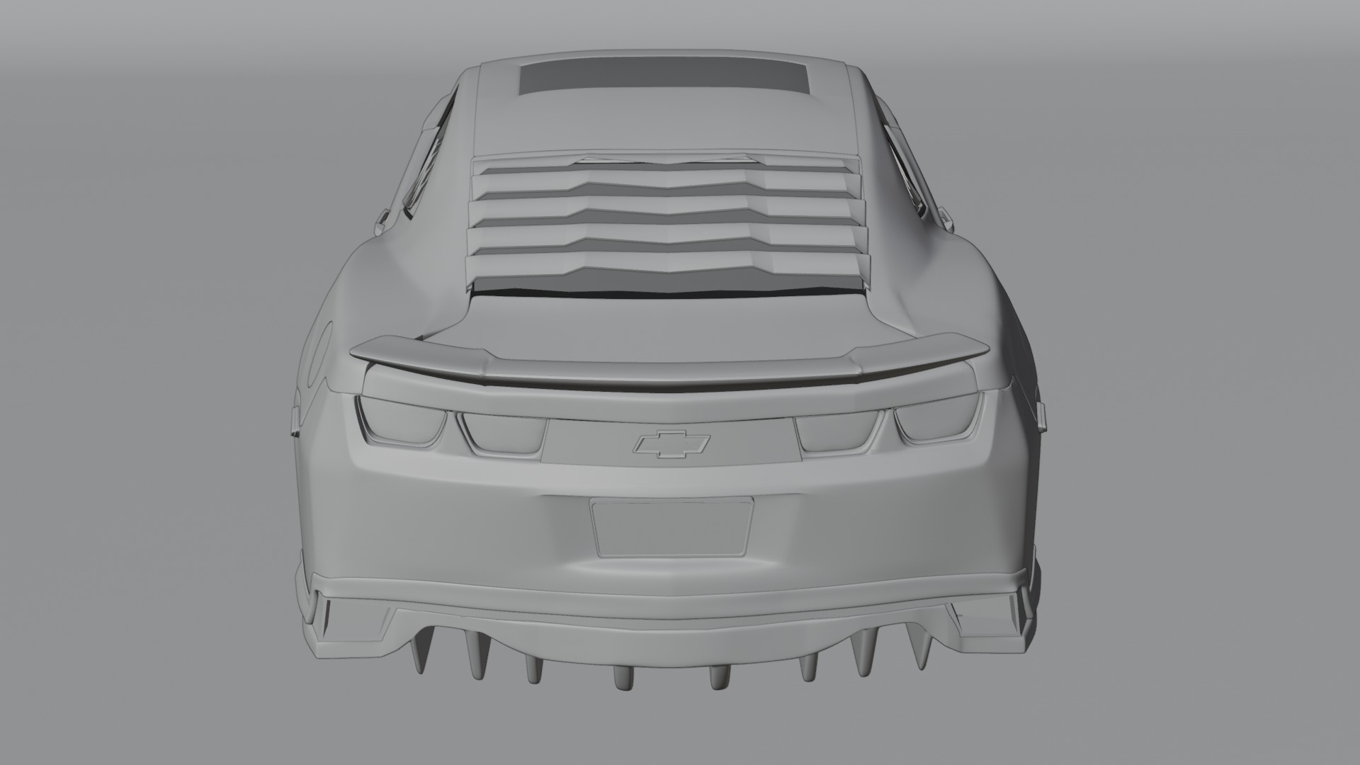 Camaro car 3D model_7