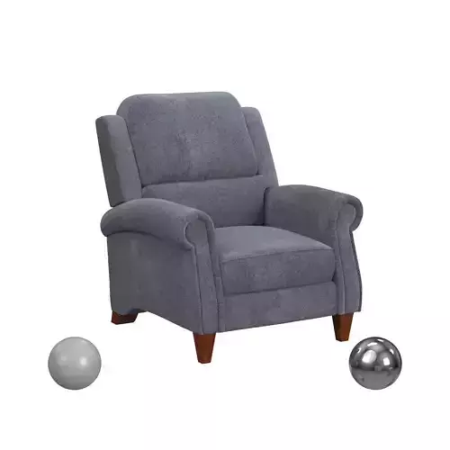 Push Back Recliner Melange 1957 Blue