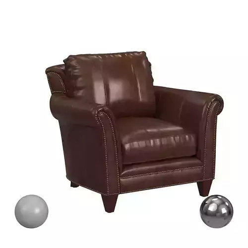 Bradington-Young Richardson Stationary Chair 8-Way Tie 3D model