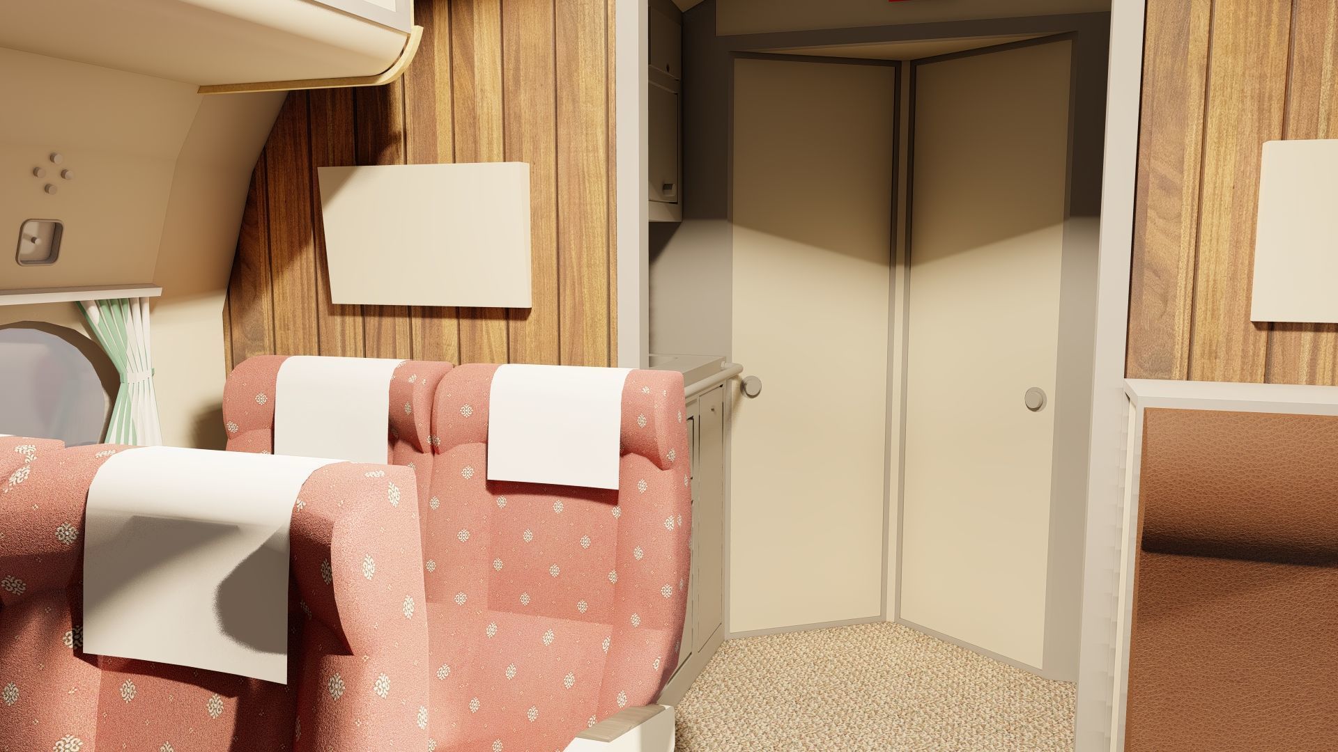 AMERICAN OVERSEAS AIRLINES CONSTELLATION L-049 and DOUGLAS DC-4 3D model_24