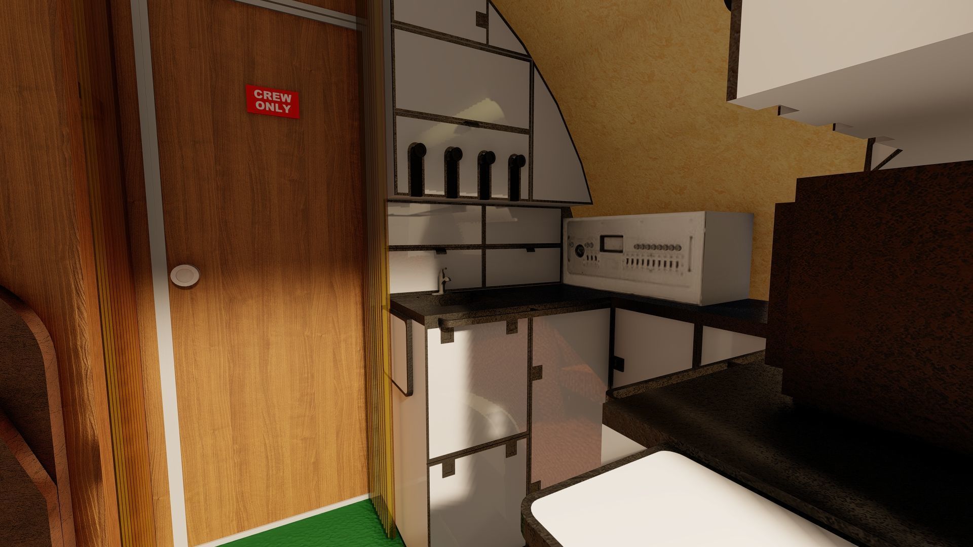 AMERICAN OVERSEAS AIRLINES CONSTELLATION L-049 and DOUGLAS DC-4 3D model_39