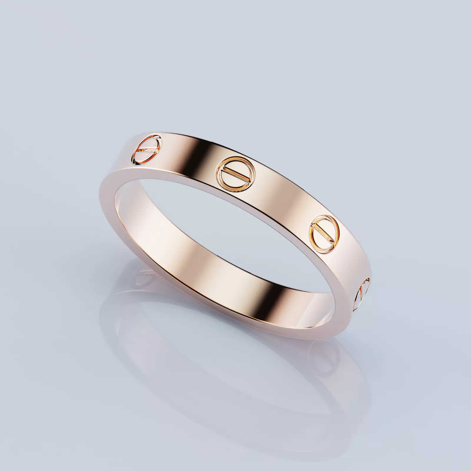Ring Love Collection All Sizes 3D print model_0