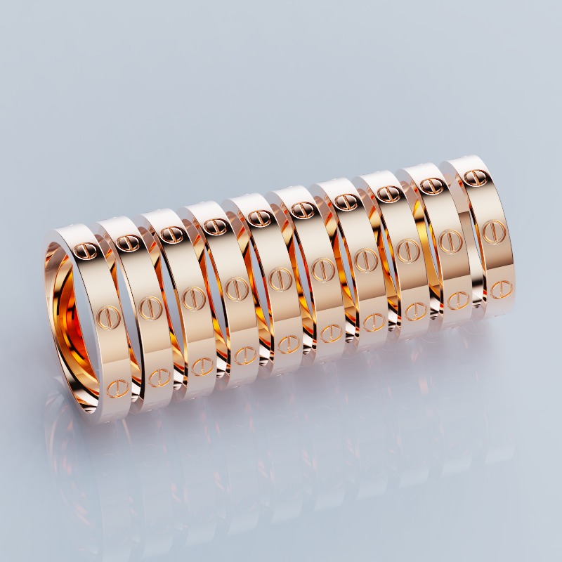 Ring Love Collection All Sizes 3D print model_3