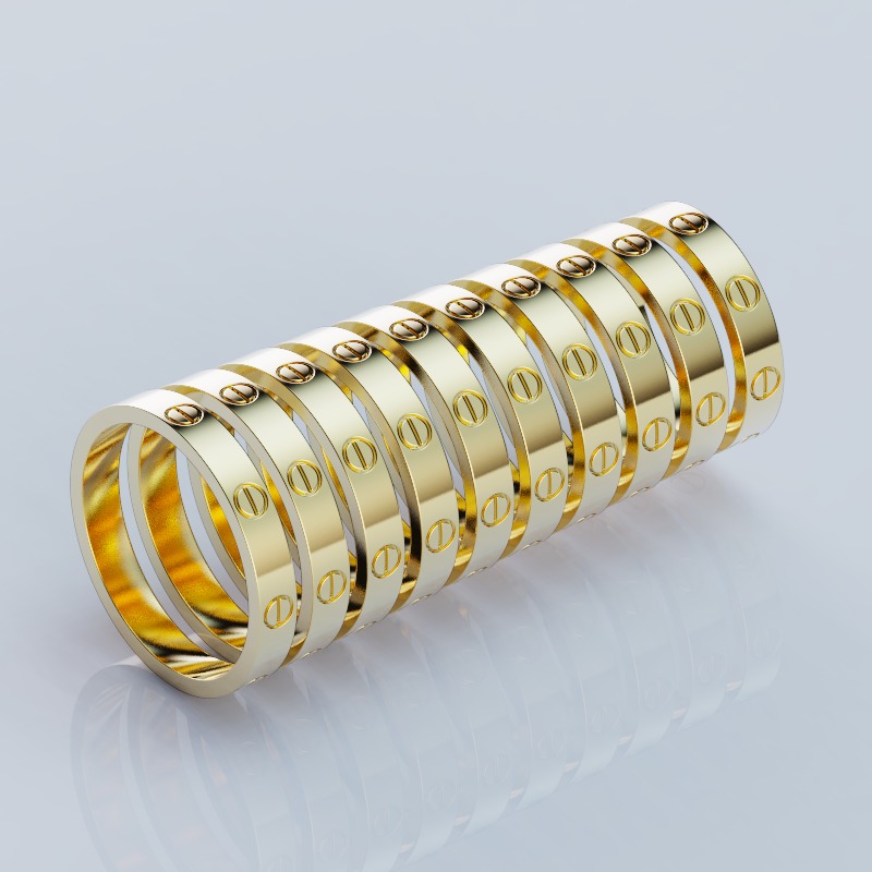 Ring Love Collection All Sizes 3D print model_4