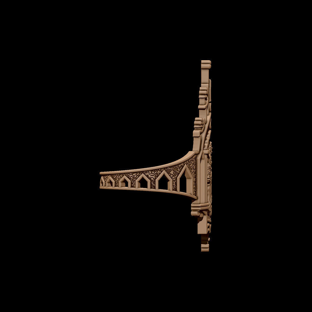 Old monastery Jesus 3D print model_7
