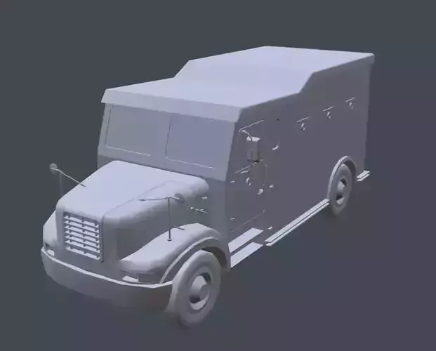 International Durastar Armored Cash Truck 