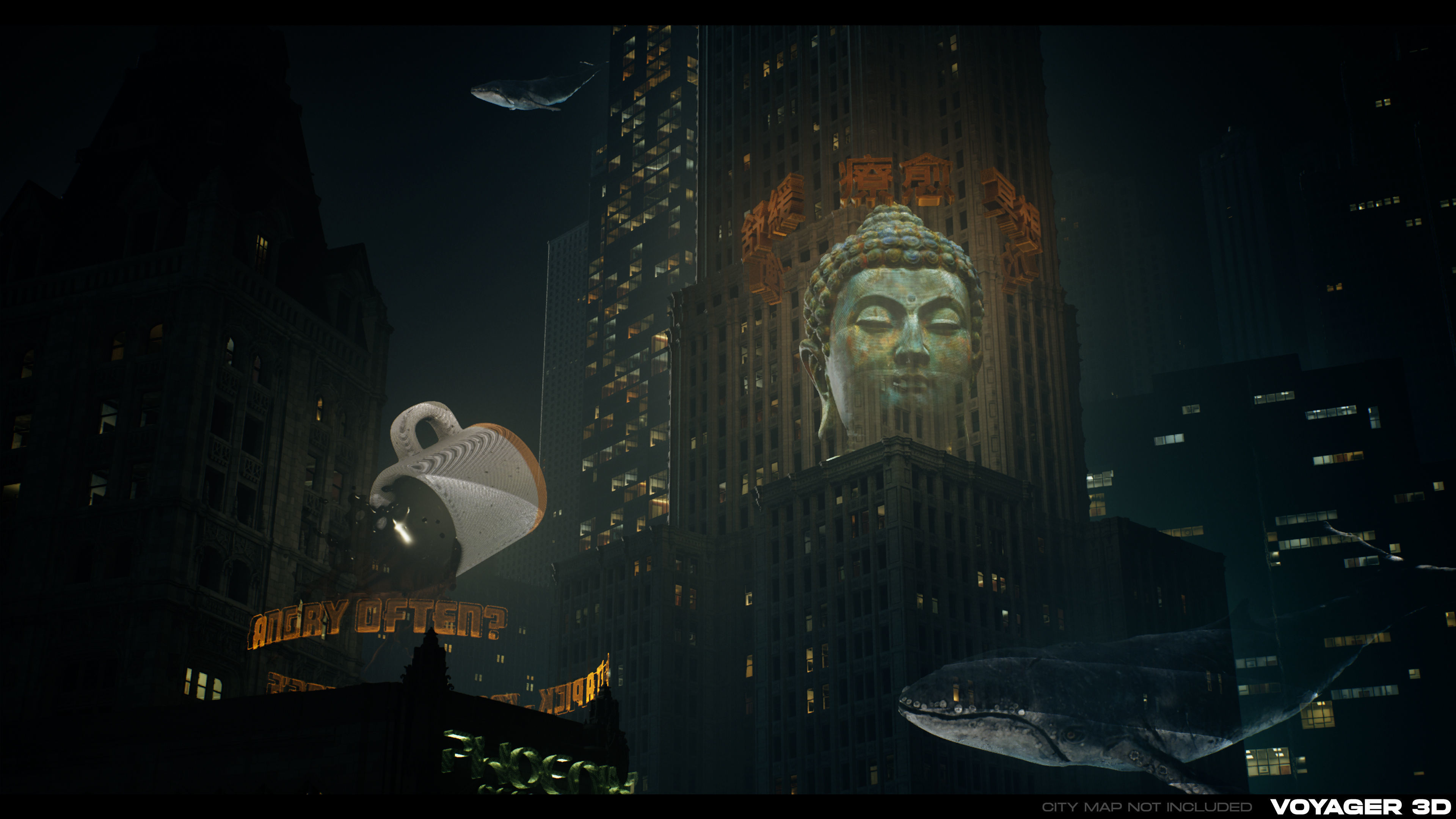 3D Holograms Pack Vol 01 Low-poly 3D model_2