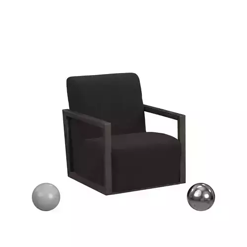 Bassett Mirror Company Asher Accent Chair 3D model