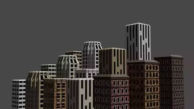 Low Poly Buildings
