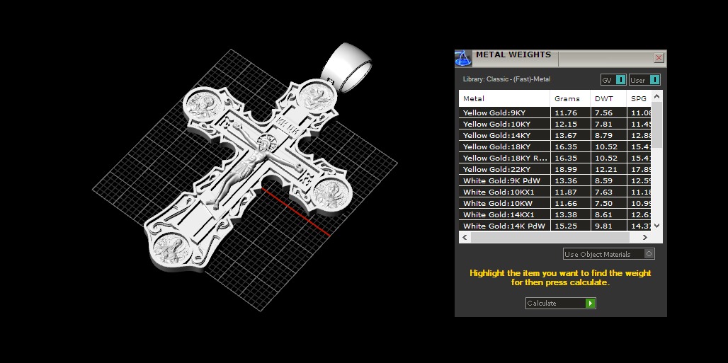 Cross pendant 201124 orthodox 3D print model_6