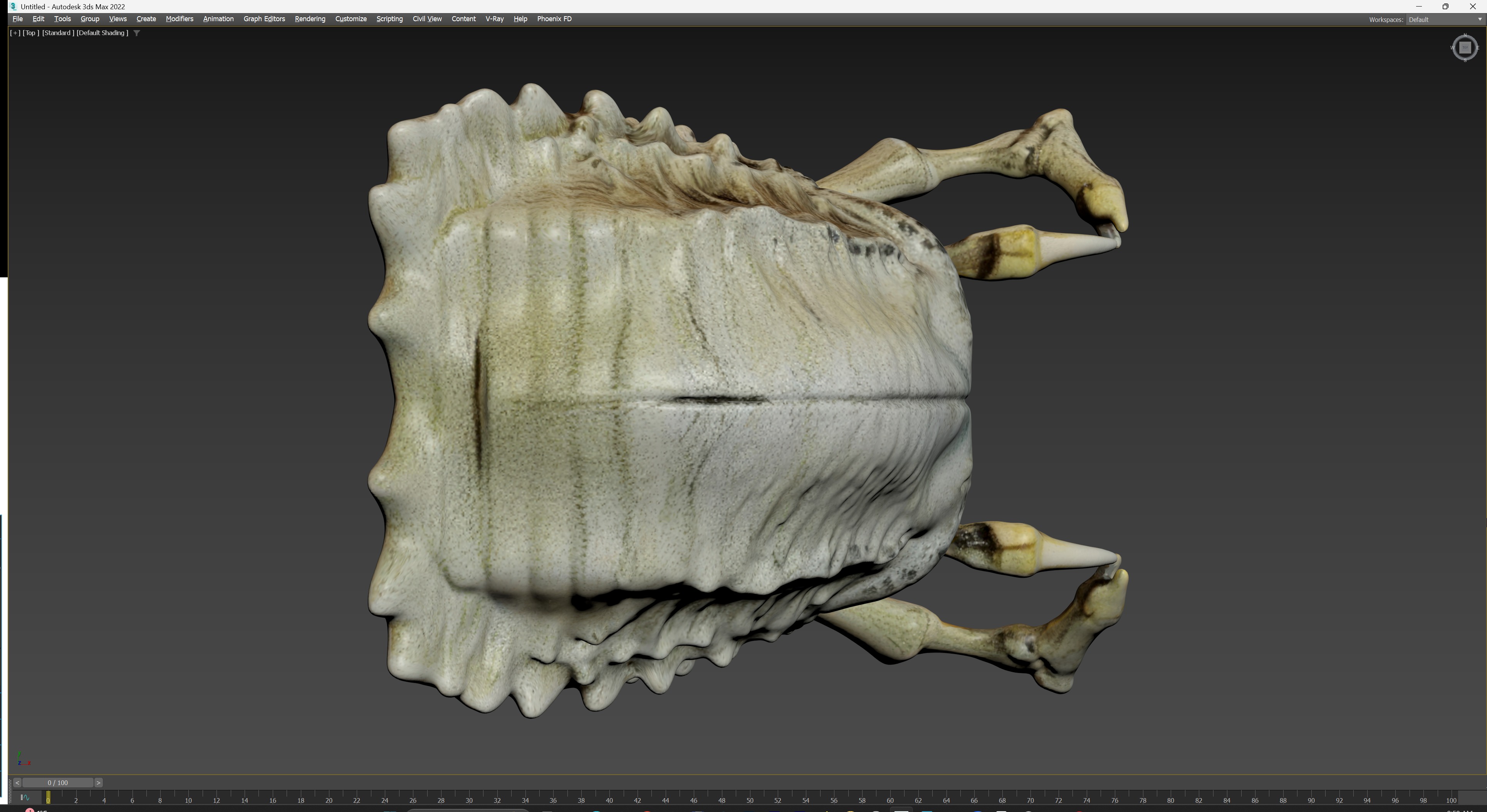 Alien Skull Artifact 3D model_27