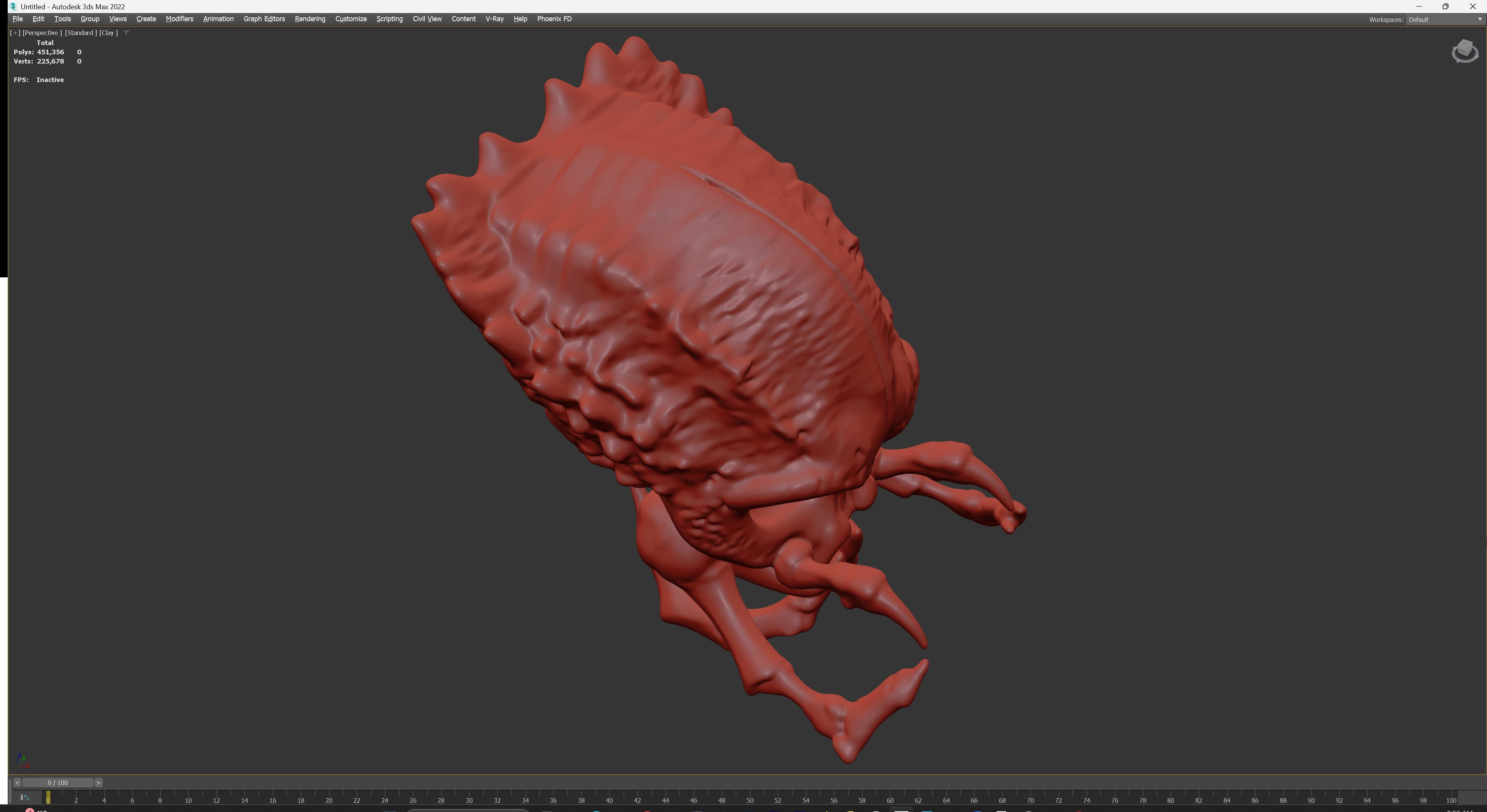 Alien Skull Artifact 3D model_14