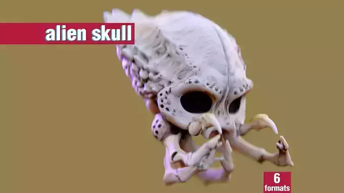 Alien Skull Artifact