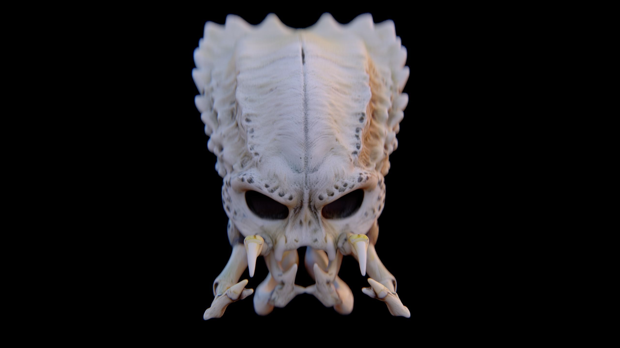 Alien Skull Artifact 3D model_5