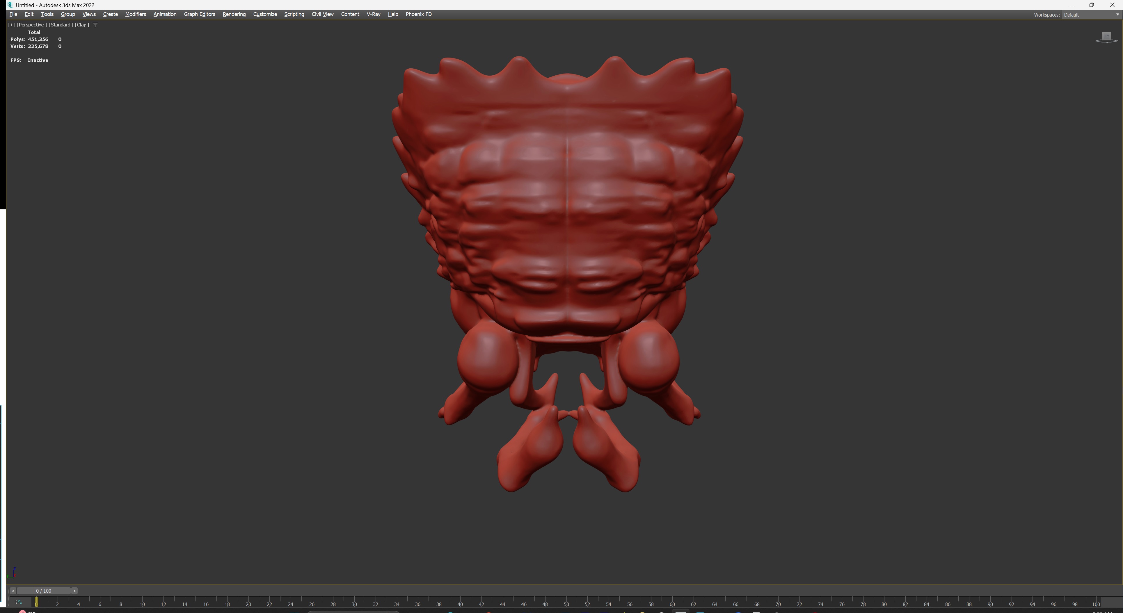 Alien Skull Artifact 3D model_13