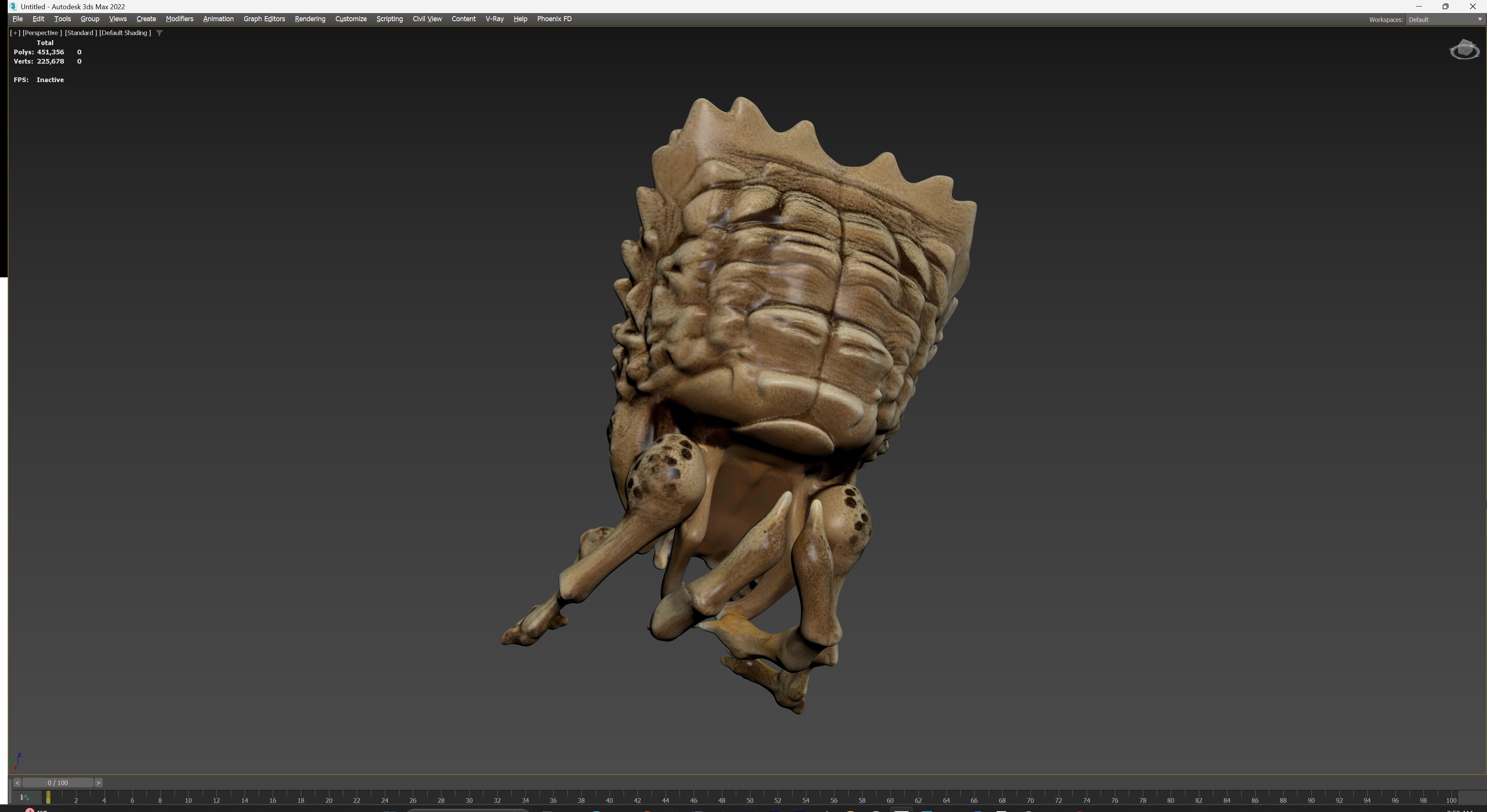 Alien Skull Artifact 3D model_23