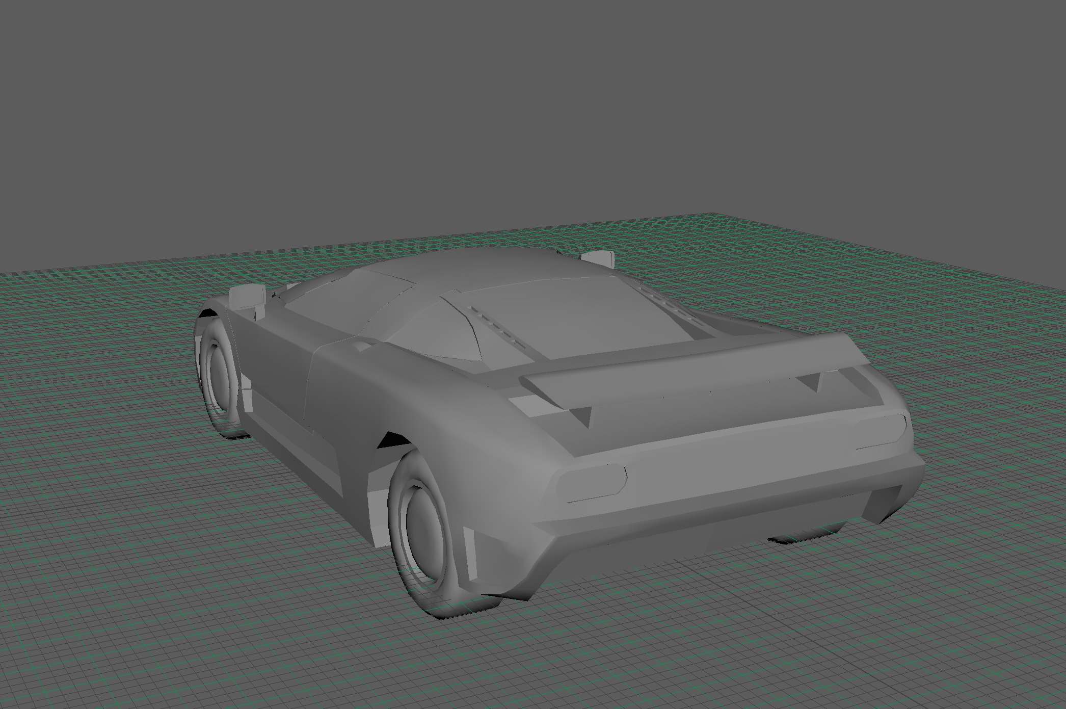 Bugatti EB110 Low-poly 3D model_5