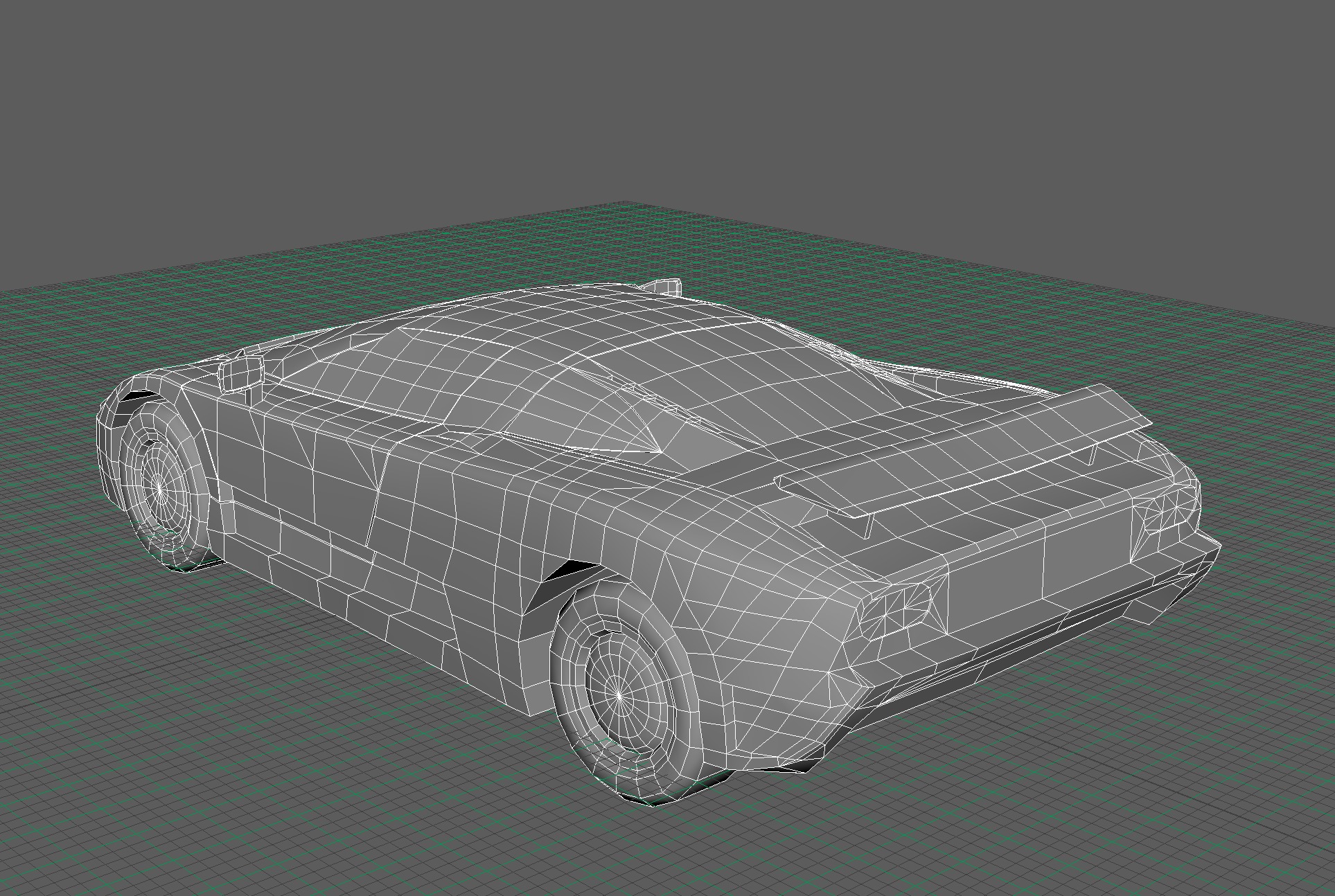 Bugatti EB110 Low-poly 3D model_7