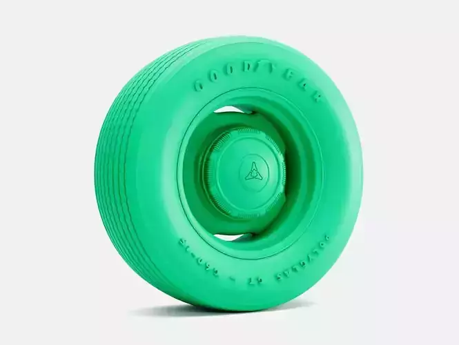 15x8 Mopar Steelie Wheel Goodyear Polyglas G60 Tire