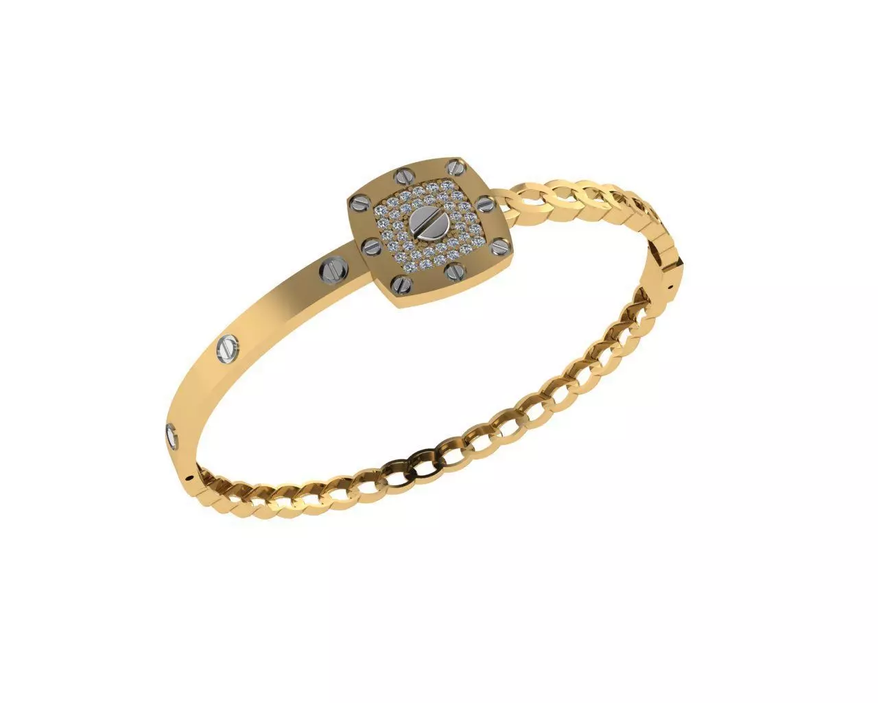 Fashion Bracelet 3D print model