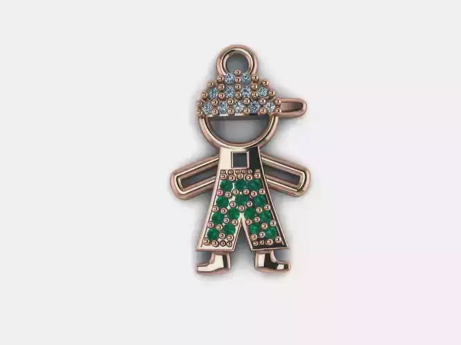 Boy Diamond Pendant