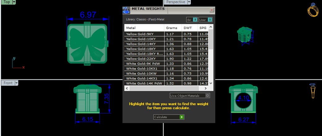 Bow Tie Bead Ball Pendant Necklace 3D print model_3