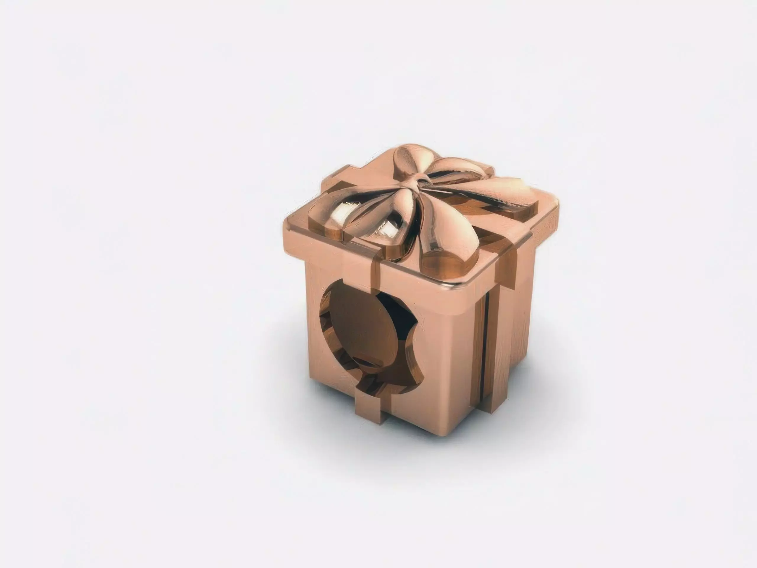 Bow Tie Bead Ball Pendant Necklace 3D print model_0