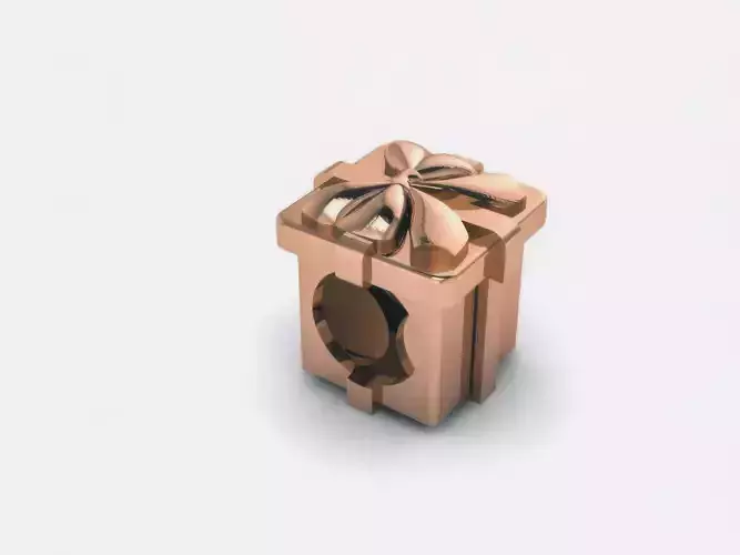 Bow Tie Bead Ball Pendant Necklace 3D print model