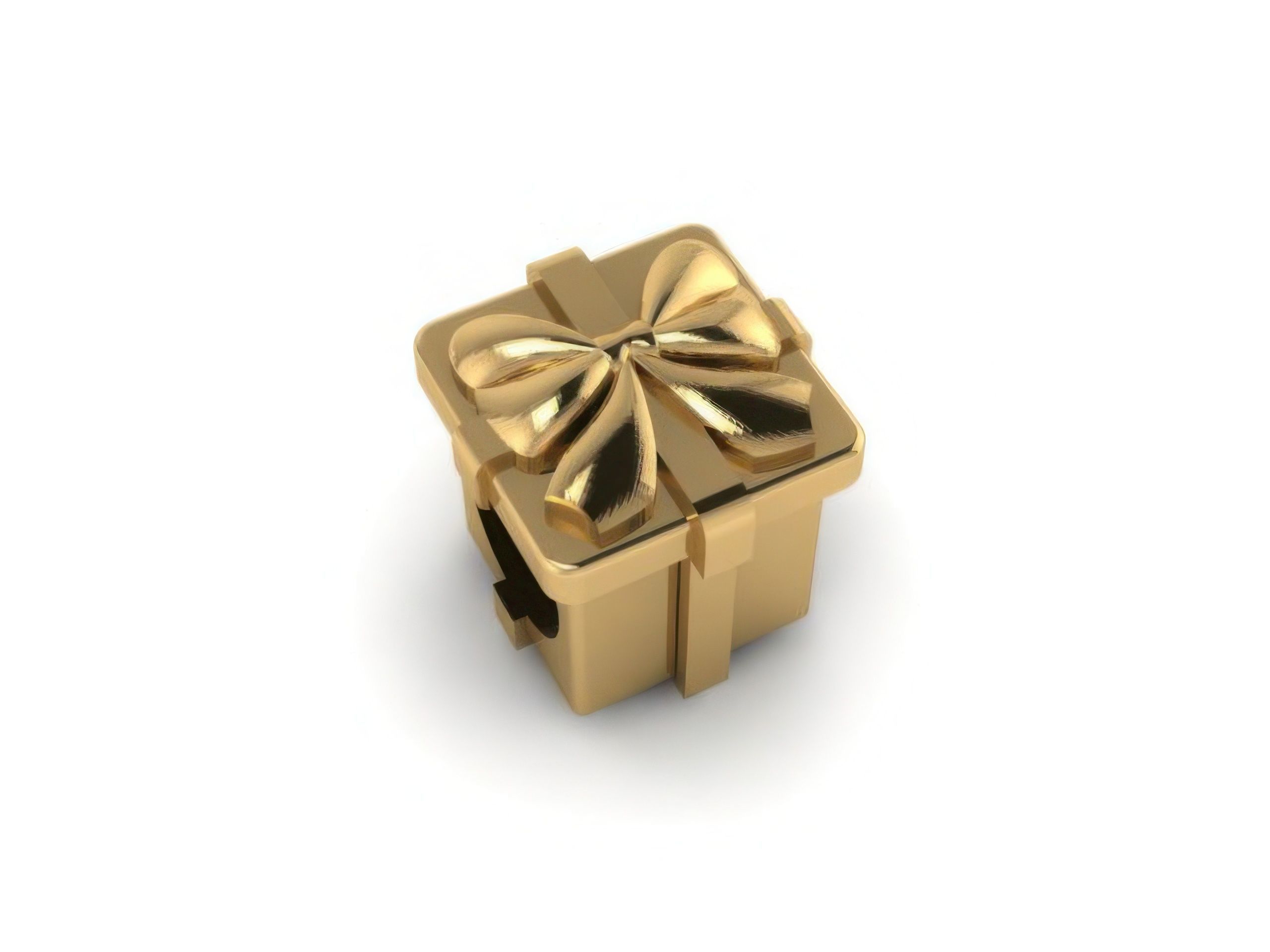 Bow Tie Bead Ball Pendant Necklace 3D print model_4