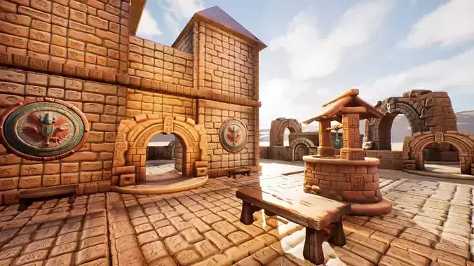 Ancient Ruins Enviroment Asset Pack