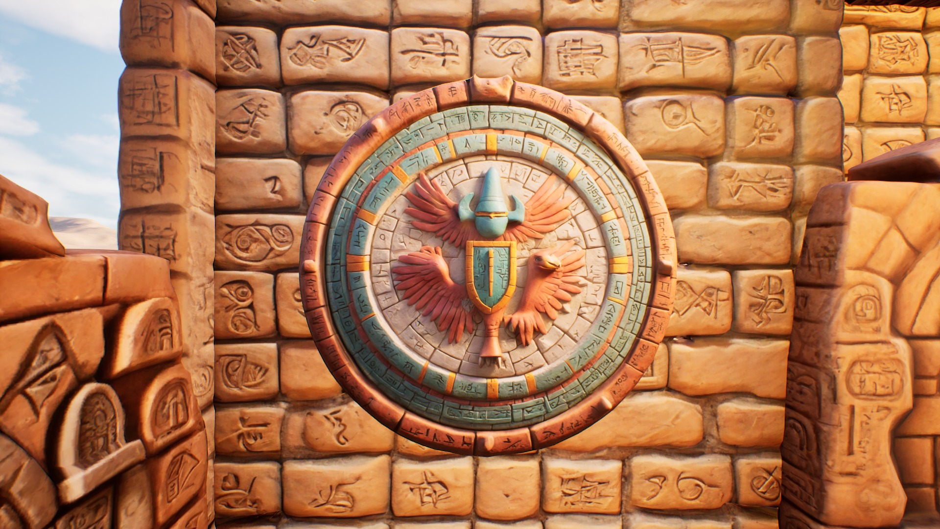 Ancient Ruins Enviroment Asset Pack Low-poly 3D model_14