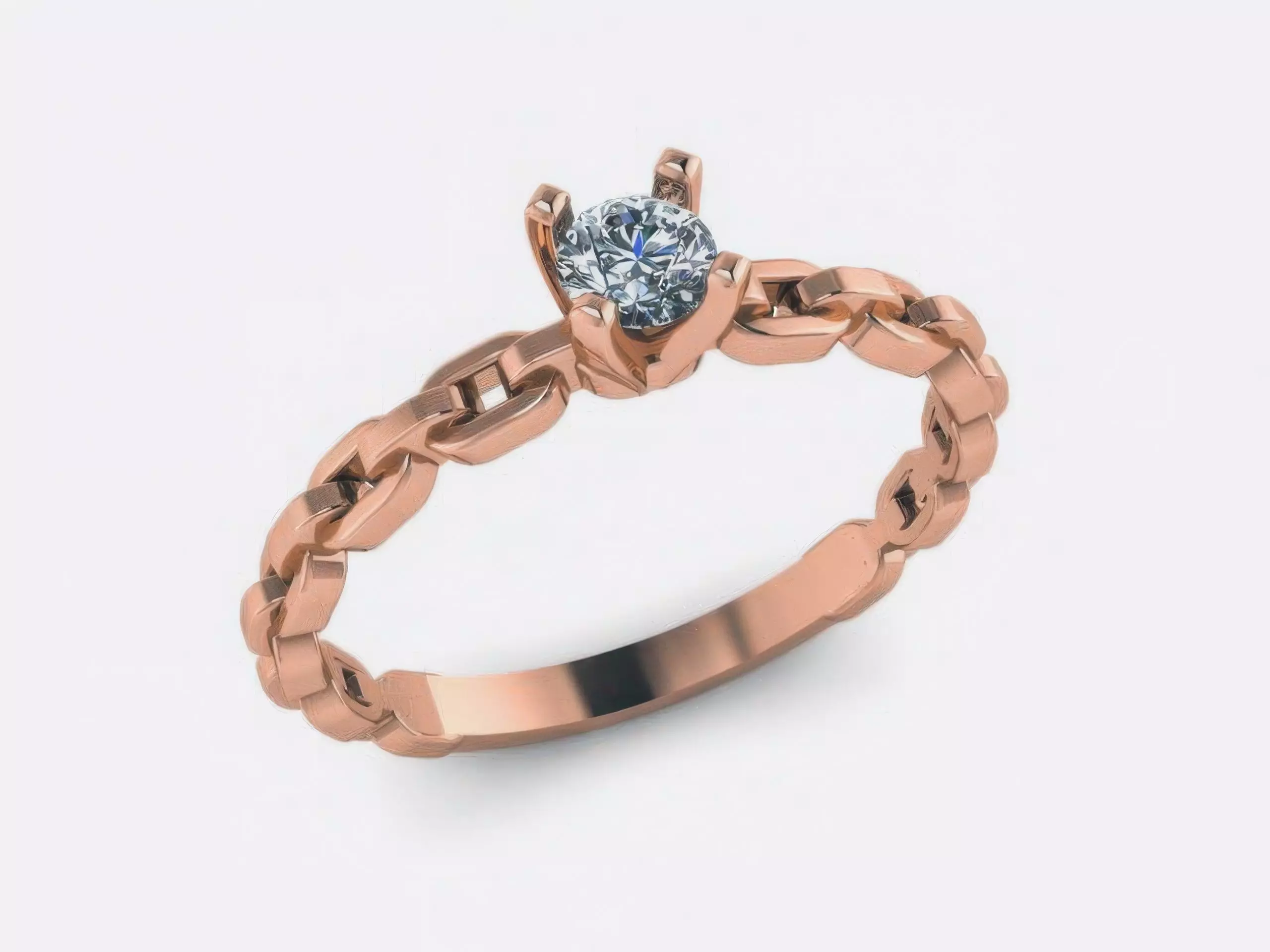 Diamond Ring 3D print model_0