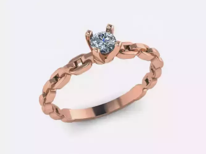 Diamond Ring 3D print model