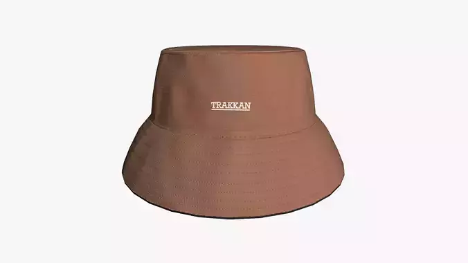Bucket Hat 09 - Character Design Fashion Low-poly 3D model