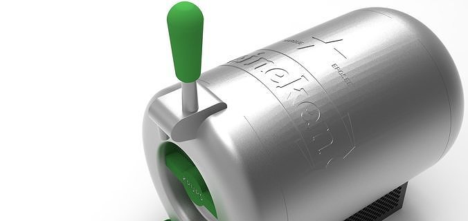 Heineken The Sub  High Quality Beer Tap Draught Beer Machine 3D model 7