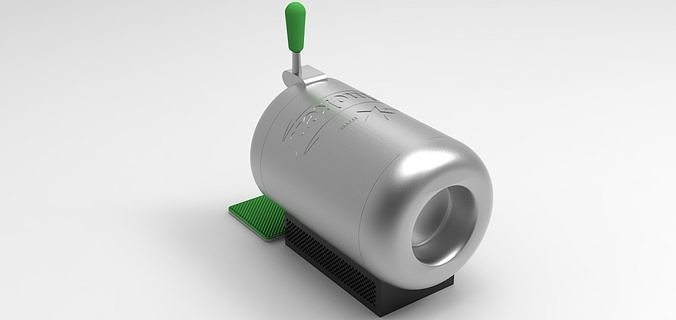 Heineken The Sub  High Quality Beer Tap Draught Beer Machine 3D model 6
