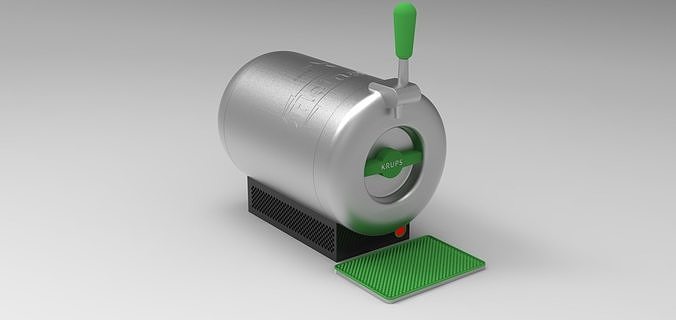 Heineken The Sub  High Quality Beer Tap Draught Beer Machine 3D model 4