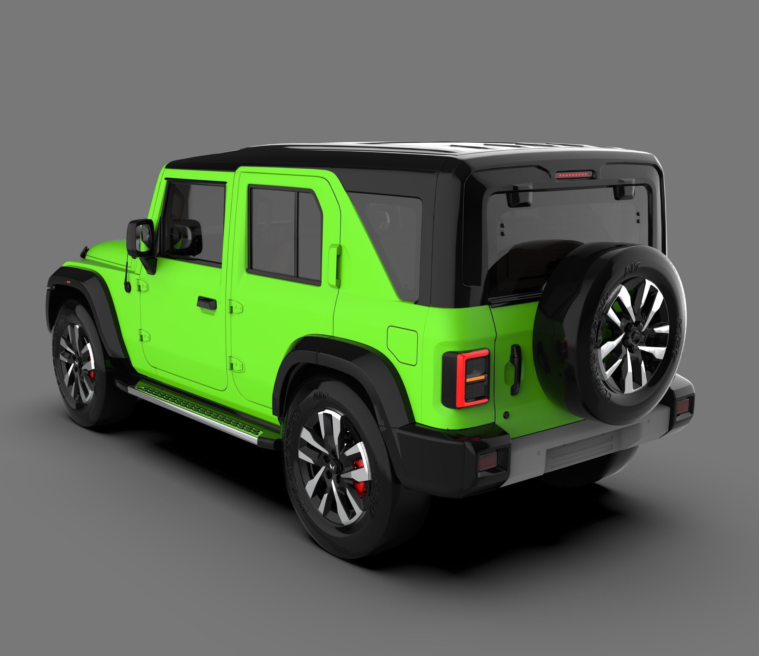 Mahindra Thar ROXX 2025 3D model_3