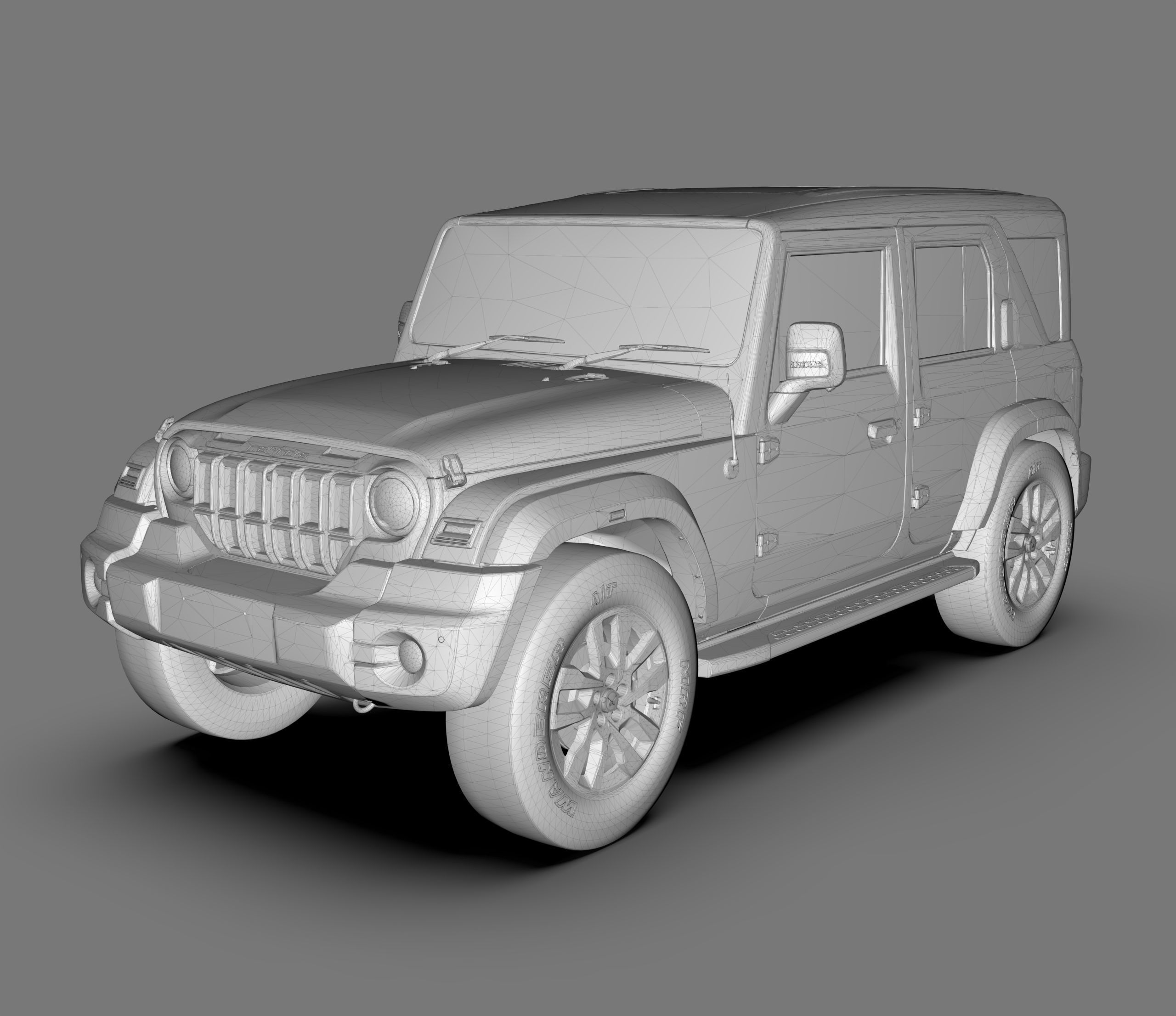 Mahindra Thar ROXX 2025 3D model_9