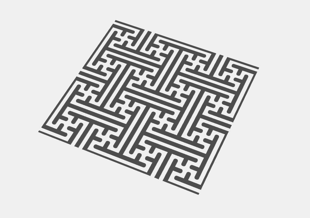 decorativ plate designe 3D model_2