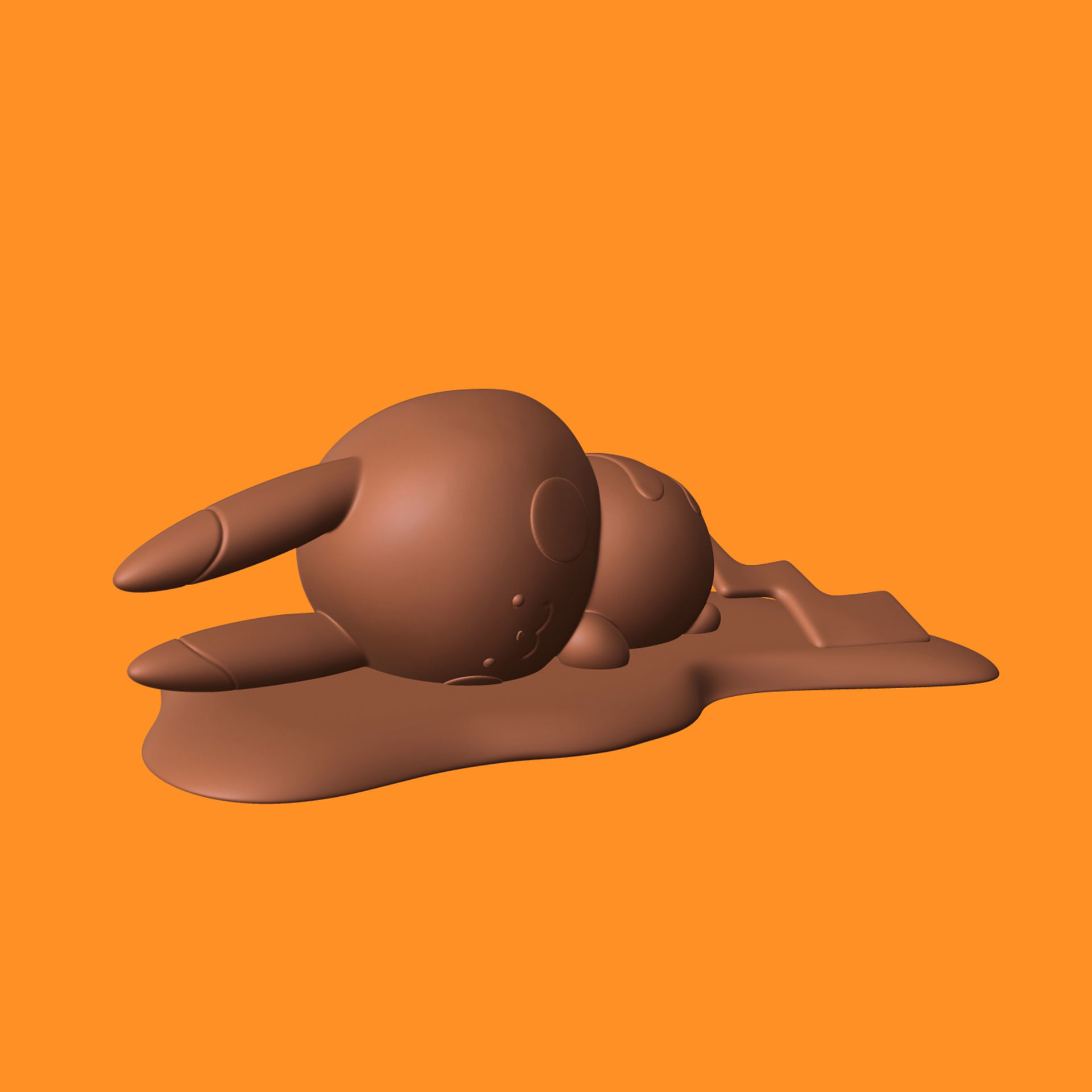 Pikachu Crying 3D print model_6