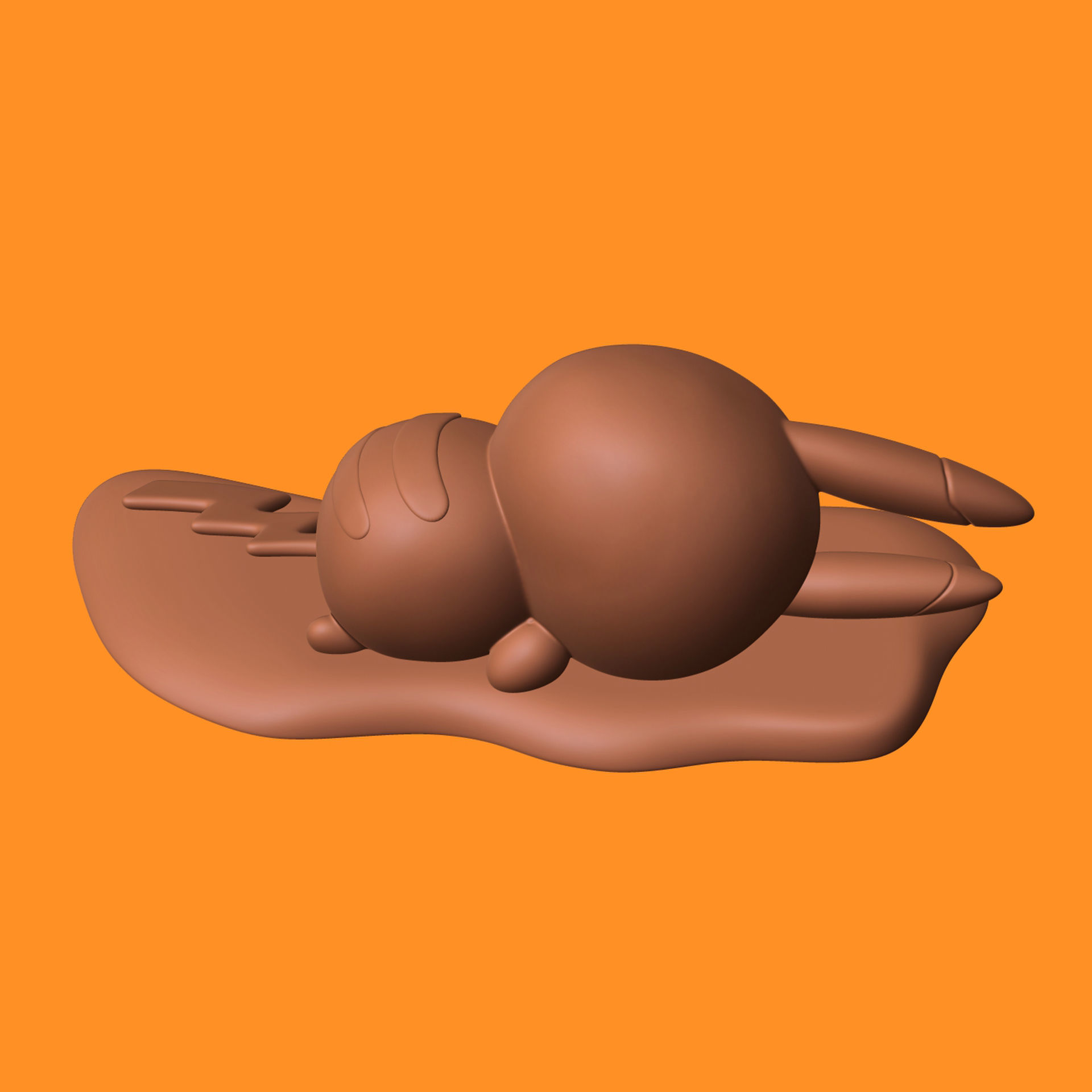 Pikachu Crying 3D print model_7