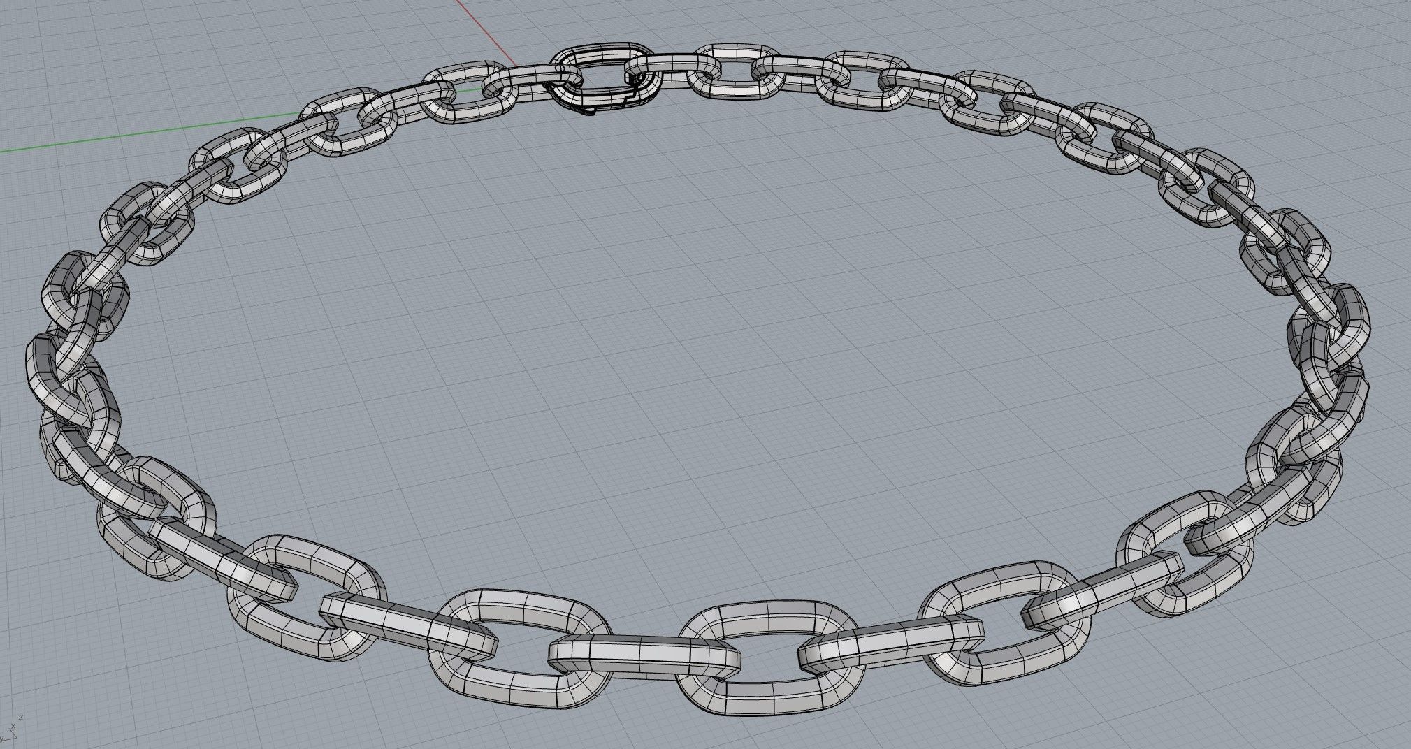 Brutal Chain Necklace 3D print model_9