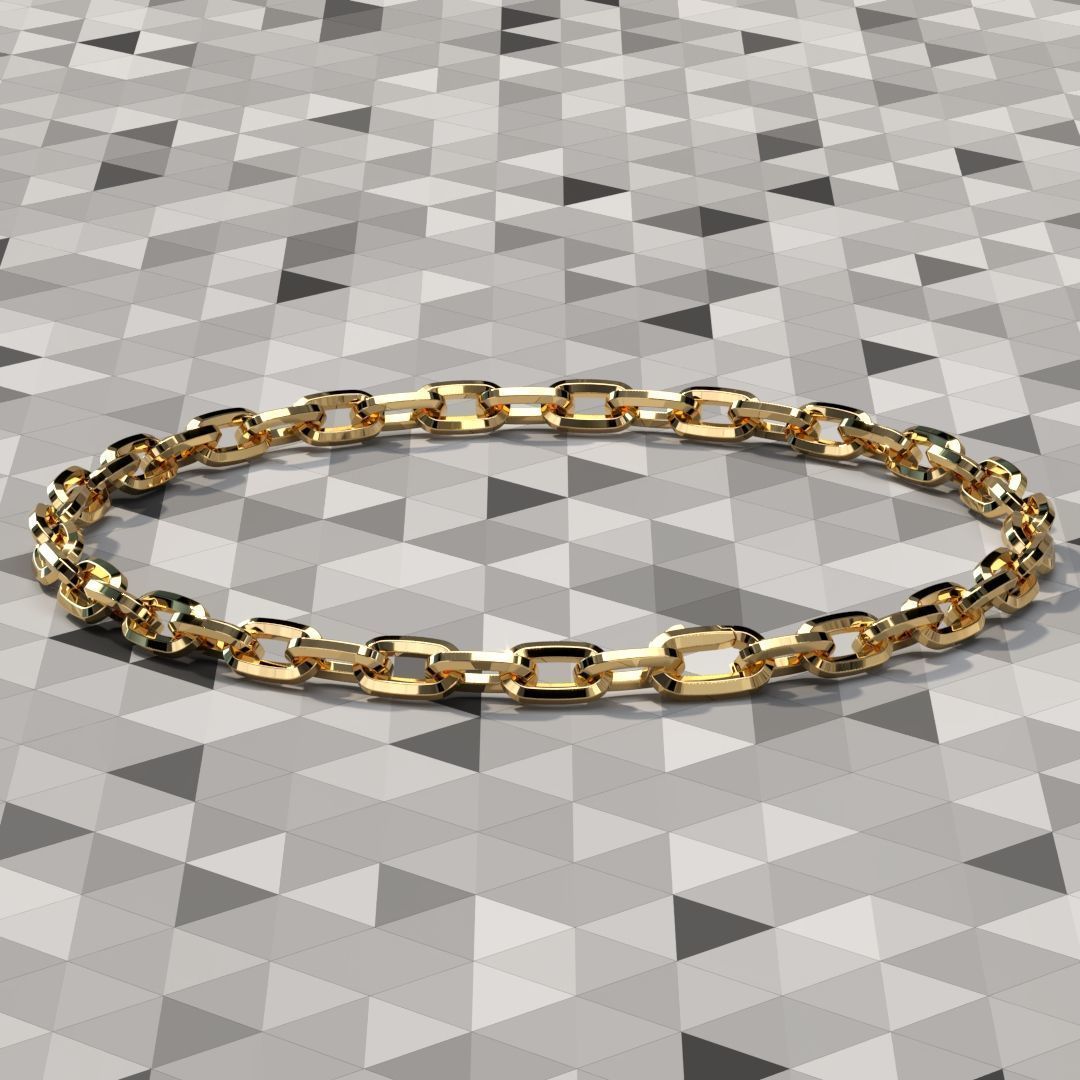 Brutal Chain Necklace 3D print model_7