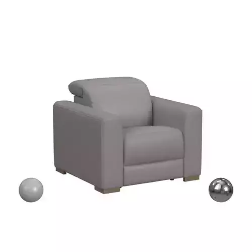 Aurora Power Recliner with Power Headrest 3D model