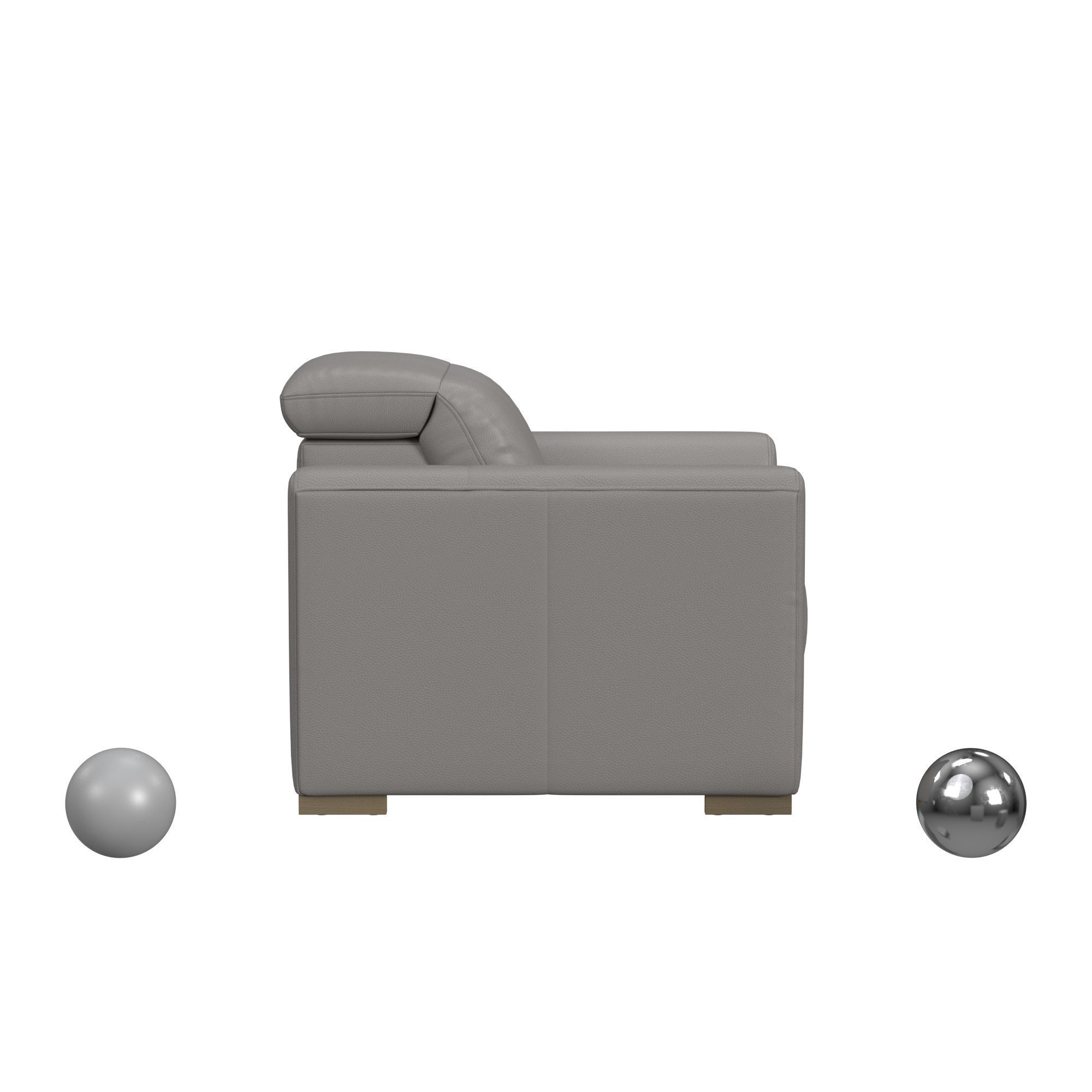 Aurora Power Recliner with Power Headrest 3D model_2