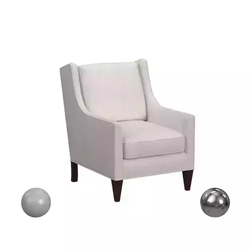 HF Custom  Hand Over Heart Club Chair 3D model