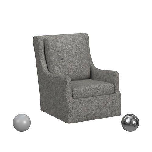 HF Custom Bellamy Swivel Chair 3D model
